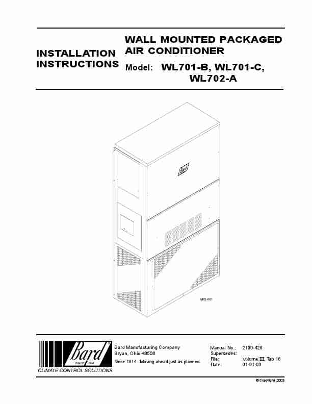 Bard Air Conditioner WL701-C-page_pdf